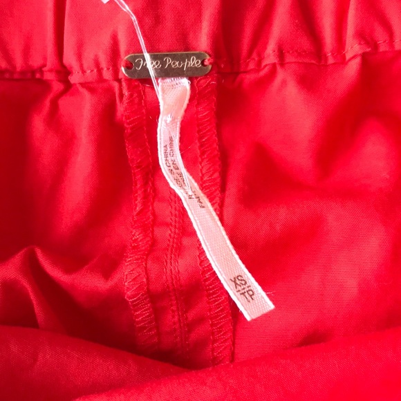 Free people show me some shoulder top bow red - Picture 7 of 11